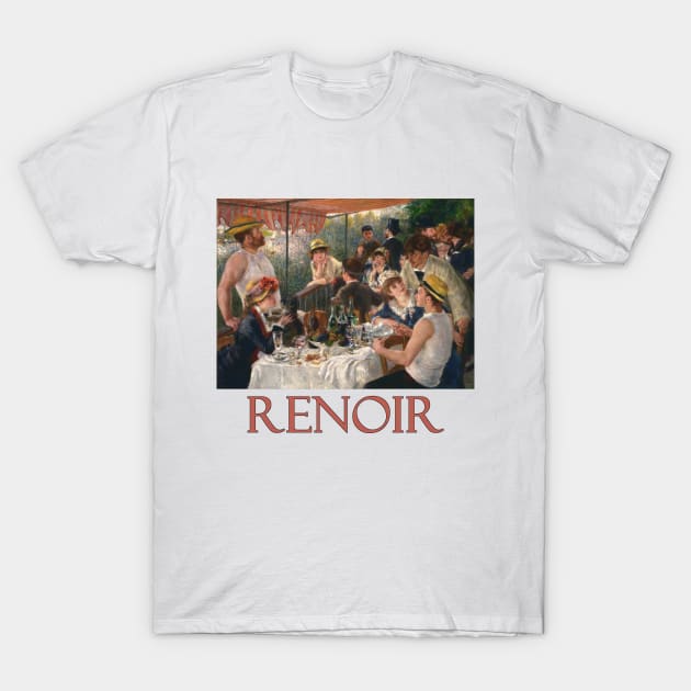 Luncheon of the Boating Party by Pierre-Auguste Renoir T-Shirt by Naves